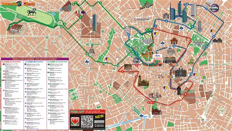 Milan bus route map - Map of milan bus route (Lombardy - Italy)