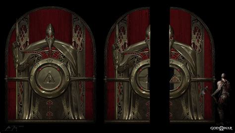 Tyr Temple Vault Door Concept Art from God of War #art #artwork #gaming ...