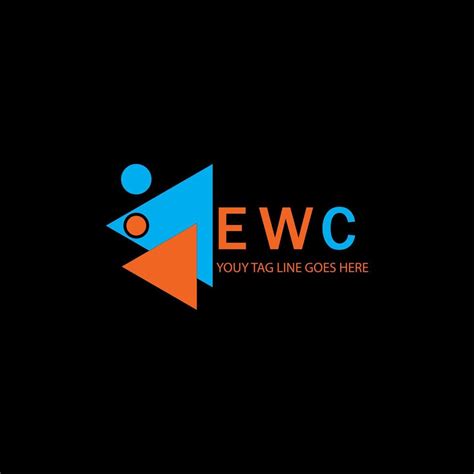 EWC letter logo creative design with vector graphic 7886359 Vector Art at Vecteezy