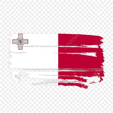 Malta Clipart Vector, Malta Flag Transparent With Watercolor Paint Brush, Malta, Malta Flag ...