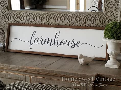 Handmade, wood farmhouse sign by Home Sweet Vintage Painted Furniture ...