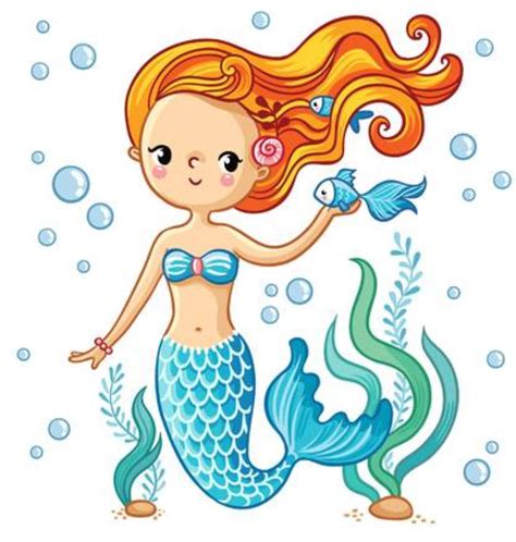 Pin by Marlie Maes on Meisje | Mermaid cartoon, Mermaid illustration ...