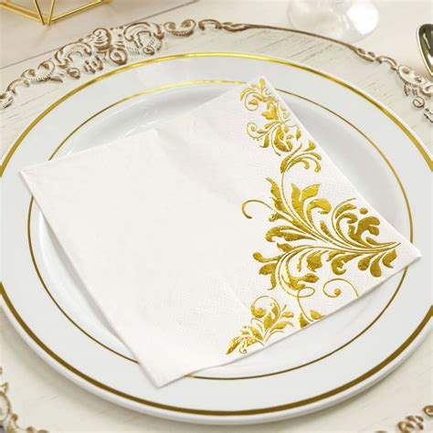 20 Pack - Paper Dinner Napkins - Wedding Cocktail Napkins | eFavorMart