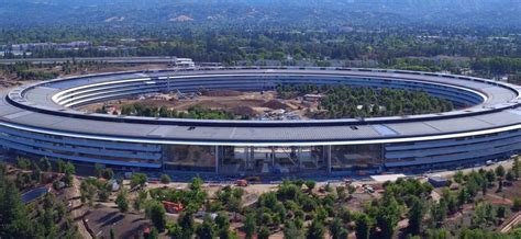 Latest flyover footage offers look at Apple Park cafe as finishing touches continue [Video ...