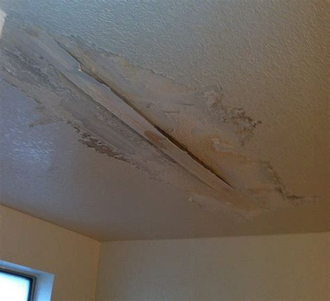 Ceiling Repair Water Damage / Ceiling Water Damage Crack Repair Andover Wichita Derby Ks Simply ...