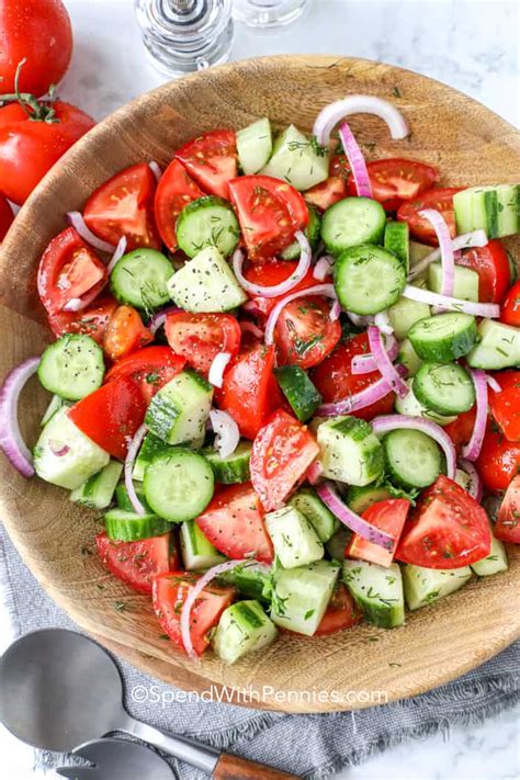 🏅 Salada de Pepino com Tomate