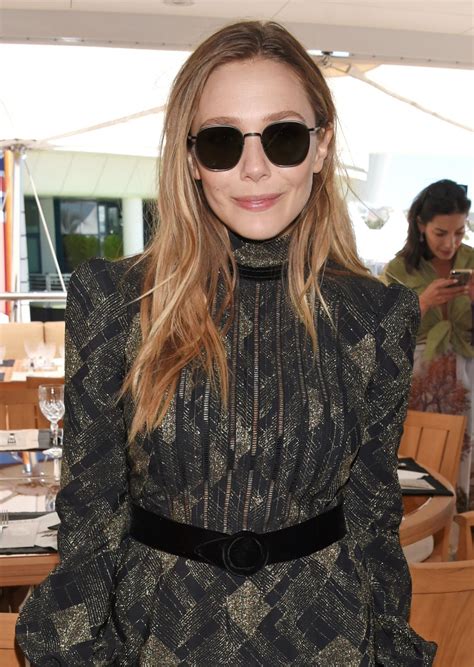 ELIZABETH OLSEN at Lexus Wind River Lunch at 2017 Cannes Film Festival ...