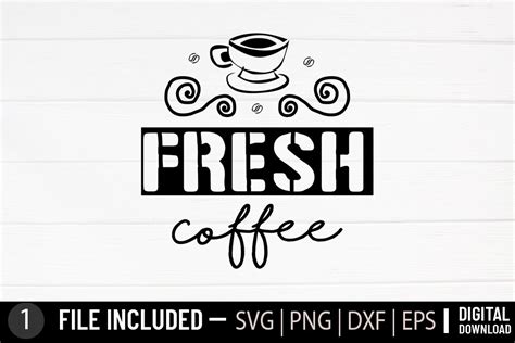 Free Coffee Design, Graphic by Svg Store · Creative Fabrica