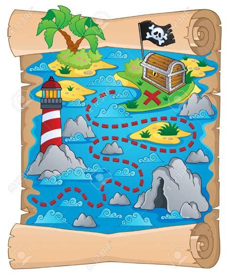 Real Treasure Maps Found Clipart Animals Cliparts With Hot - Clipartpost - Printable Kids Pirate ...