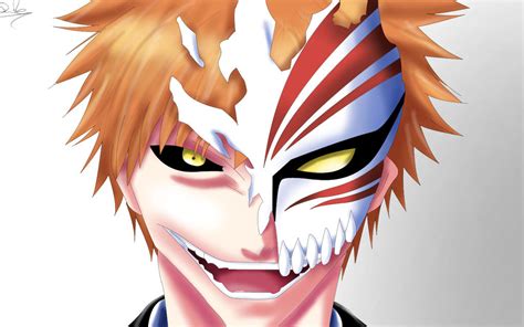 Bleach - Ichigo (Hollow Mask) by MonkeyDDante on DeviantArt