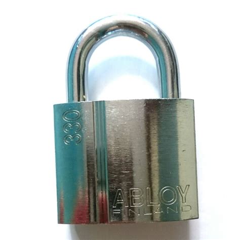 Abloy Finland PL330 Brass Padlock, Furniture & Home Living, Furniture ...