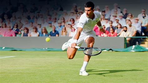 Wimbledon: Novak Djokovic sweats, shines