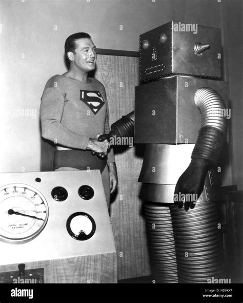 THE ADVENTURES OF SUPERMAN, George Reeves, 'The Runaway Robot' (Season 1, episode 17, aired ...