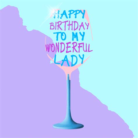 Happy Birthday To My Wonderful Lady. Free Birthday for Her eCards | 123 ...