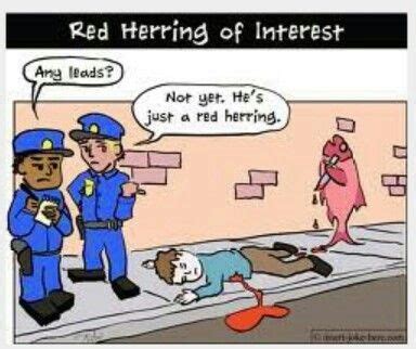 Red Herring Distraction Cartoons