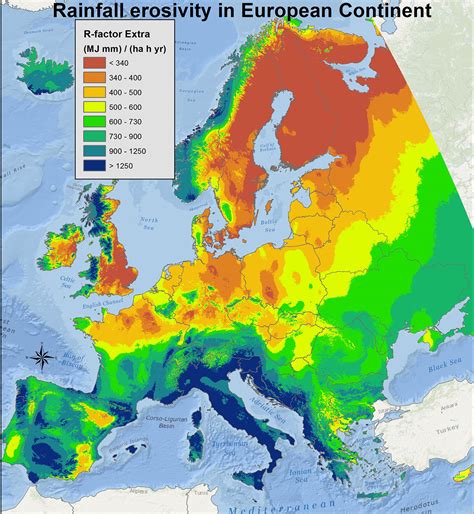 Rainfall Erosivity in Europe - ESDAC - European Commission