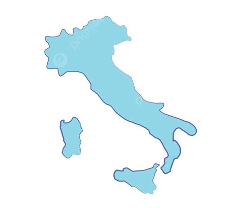 Italy Map Graphic European Contour Vector, Graphic, European, Contour PNG and Vector with ...