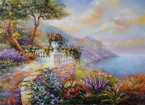 Paradise place Oil painting by Viktoria Lapteva | Artfinder