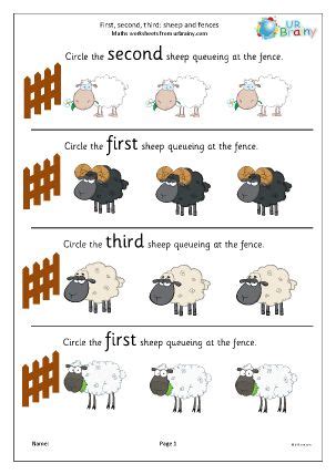 worksheet for beginning and ending the letter e with pictures of sheep on it