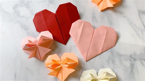 Paper Heart Origami Steps - img-wut