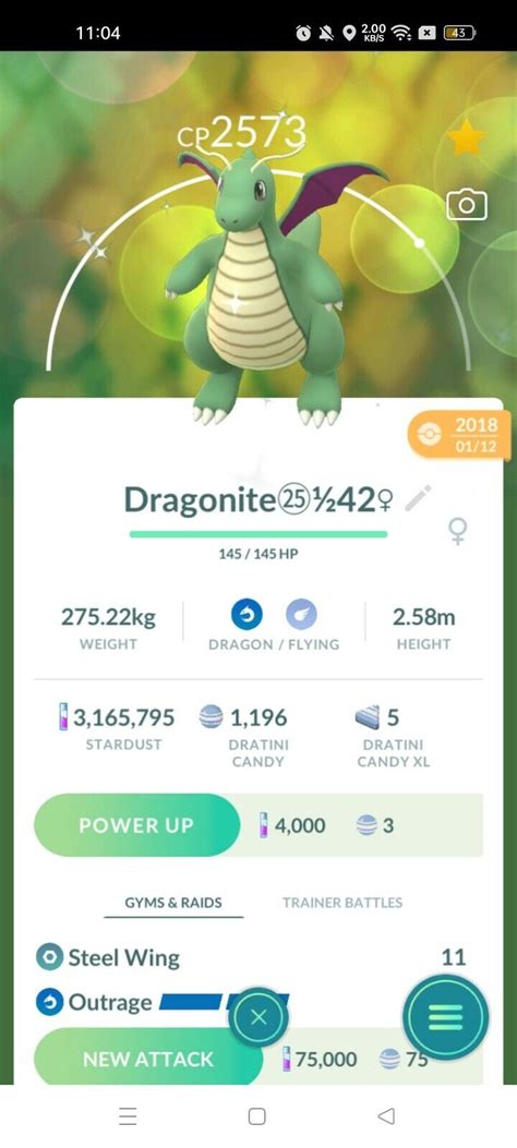 Shiny Dragonite Evolution