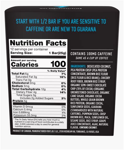 Goya Dark Chocolate Nutrition Facts, HD Png Download , Transparent Png ...