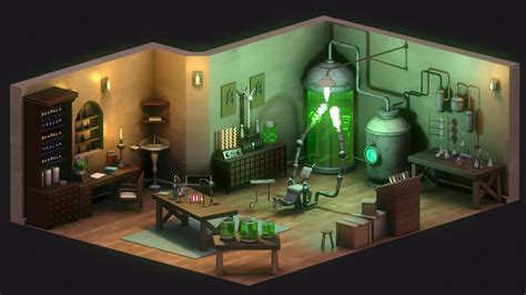 ArtStation - Dr Frankenstein's lab