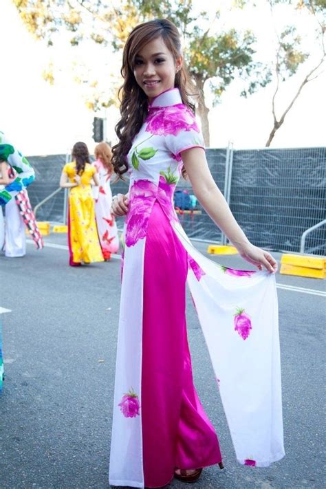 Vietnamese traditional dress Fun, floral and modern ao dai Ao dai by ...