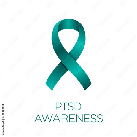 PTSD awareness ribbon. Post Traumatic Stress Disorder awareness ...