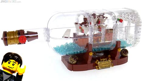 LEGO Ideas Ship in a Bottle review 21313