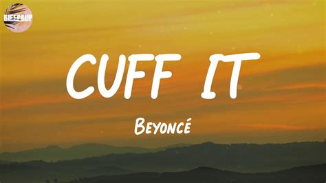 CUFF IT (Lyrics) - Beyoncé - YouTube