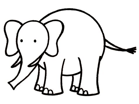 Elephant Drawings For Kids - ClipArt Best