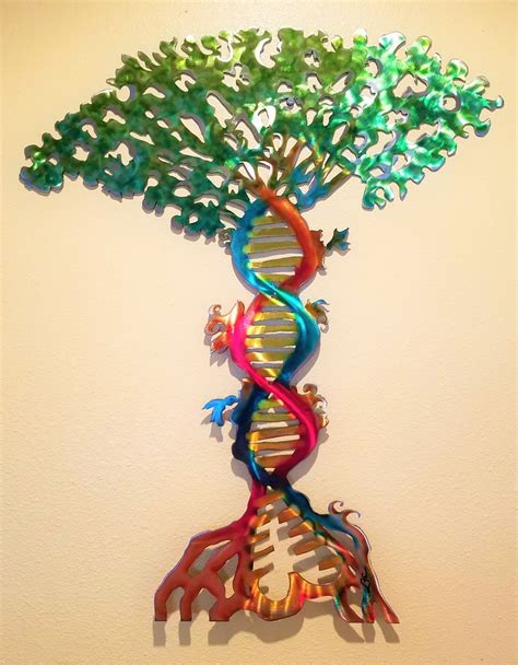 DNA Art Tree of Life DNA Strand Metal Art Custom Metal Wall - Etsy UK