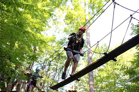 zipline obstacle course. – gentino family