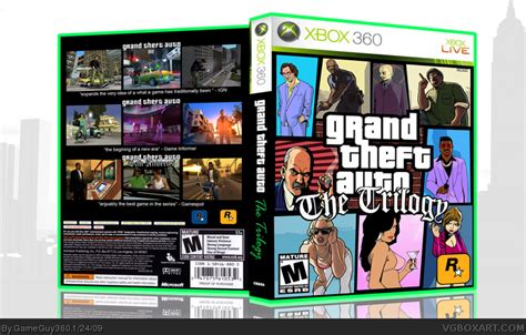 Grand Theft Auto: The Trilogy Xbox 360 Box Art Cover by GameGuy360