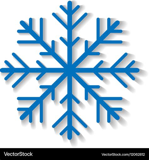 Snowflake Royalty Free Vector Image - VectorStock