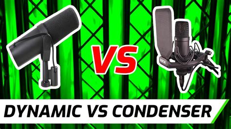 Dynamic vs Condenser Microphones | What's the Difference? - YouTube