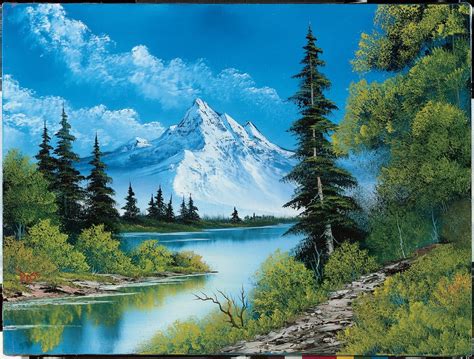 I painted Bob Ross' s22e8 - Deep Wilderness Home : r/bobross