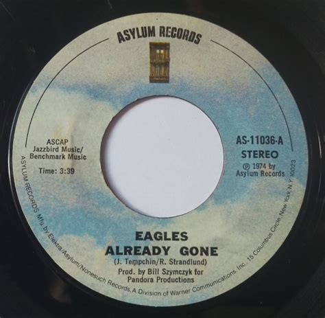 Eagles - Already Gone (1974, Monarch Pressing, Vinyl) | Discogs