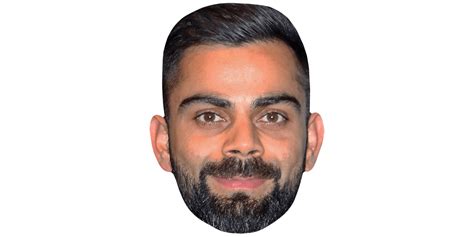 Virat Kohli (Beard) Celebrity Mask - Celebrity Cutouts