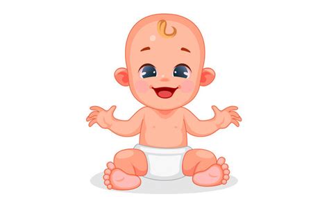 Cute Cartoon Baby Face