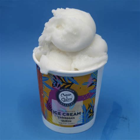 Caribbean Queen Vegan Ice Cream - 4 Pints by Creme and Cocoa Creamery - Goldbelly