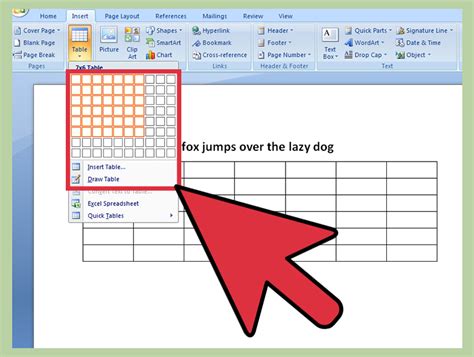 How to Insert a Table in a Microsoft Word Document: 3 Steps