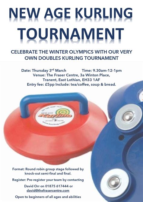 Kurling Tournament! - The Fraser Centre