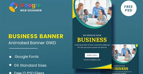 Business Animated Banner Google Web Designer by IsLein on Envato Elements