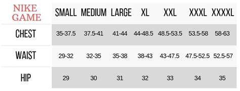 nike nfl jersey size chart compared to reebok - Cara Vogt