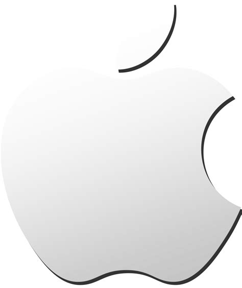 Apple Grey Logo PNG Clipart | PNG Mart