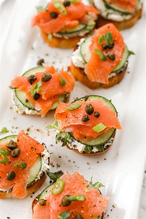 Smoked Salmon on Crostini recipe - Sugar Maple Farmhouse