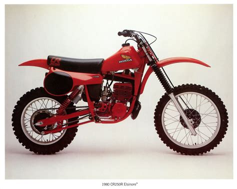 1980 HONDA CR250R High-res Scans Of BROCHURE AHRMA, Motocross CR 250 ...