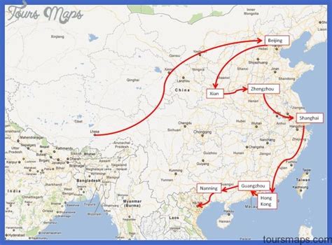 China travel itinerary - Map - Travel - Holiday - Vacations